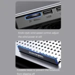 ICE COOREL Laptop Aluminum Alloy Radiator Fan Silent Notebook Cooling Bracket - Image 5