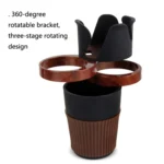 8744 Car Air Outlet Storage Water Cup Holder Mobile Phone Navigation Multi-function Storage Box - Image 4