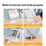 Oatsbasf 03363 Laptop Heightening Bracket Multifunctional Portable Foldable Desktop Stand - Image 7
