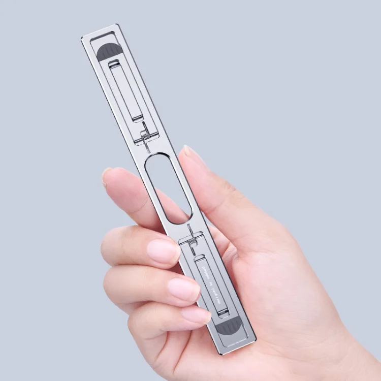 Oatsbasf K01 Adjustable Desktop Heightening Base Aluminum Alloy Radiator Folding Laptop Stand