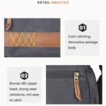 3037 SLR Camera Bag Shoulder Waterproof Messenger Camera Bag - Image 5