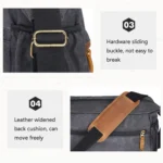 3037 SLR Camera Bag Shoulder Waterproof Messenger Camera Bag - Image 6