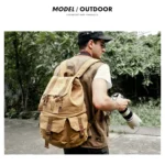 FB-1235-32 SLR Camera Canvas Bag Casual Shoulder Digital Bag - Image 5