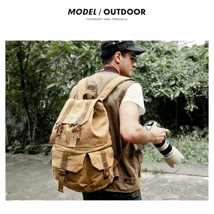 TBD0598890301_B4.webp FB-1235-32 SLR Camera Canvas Bag Casual Shoulder Digital Bag - Image 5