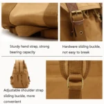 FB-1235-32 SLR Camera Canvas Bag Casual Shoulder Digital Bag - Image 7