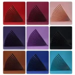 69x39cm Photo Props Hard Cardboard Folding Fan Photography Background Folded Paper - Image 7