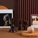 69x39cm Photo Props Hard Cardboard Folding Fan Photography Background Folded Paper - Image 4