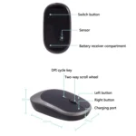 M030 4 Keys 1600DPI Laptop Office Mute Mouse, Style: - Image 3