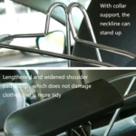 Automobile Stainless Steel Retractable Drying Rack Suit Hanger - Image 3