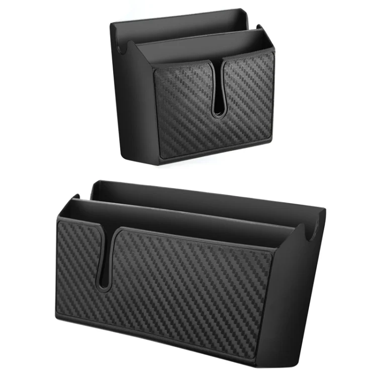 TBD0600421701_B1.webp DM-020 Car Sticky Carbon Fiber Storage Bag Car Mobile Phone Storage Box Small - Image 2
