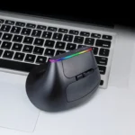 DELUX M618DB 6-Keys 1600 DPI RGB Vertical Wireless Bluetooth Dual-Mode Mouse - Image 10