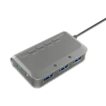 MB-103 USB 3.1 Three-Port Drive-Free HUB + 7.1 Voice Changer Sound Card High-Speed Docking Station, Cable Length: 1.2m