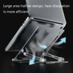 Integrated Foldable Laptop Stand Hollow Heat-Dissipating Flat Desktop Stand - Image 5