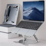 Integrated Foldable Laptop Stand Hollow Heat-Dissipating Flat Desktop Stand - Image 7