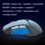 9 Keys 1600DPI Office Game USB Voice-Activated Voice Macro Programming Mouse, Cable Length: 2m - Image 7