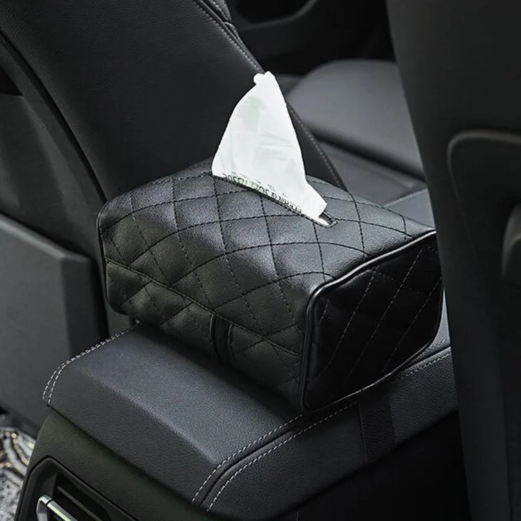 TBD0601612601A_1.webp 2 PCS GM-020 Car Sun Visor Chair Back Mount Car Paper Towel Box - Image 6