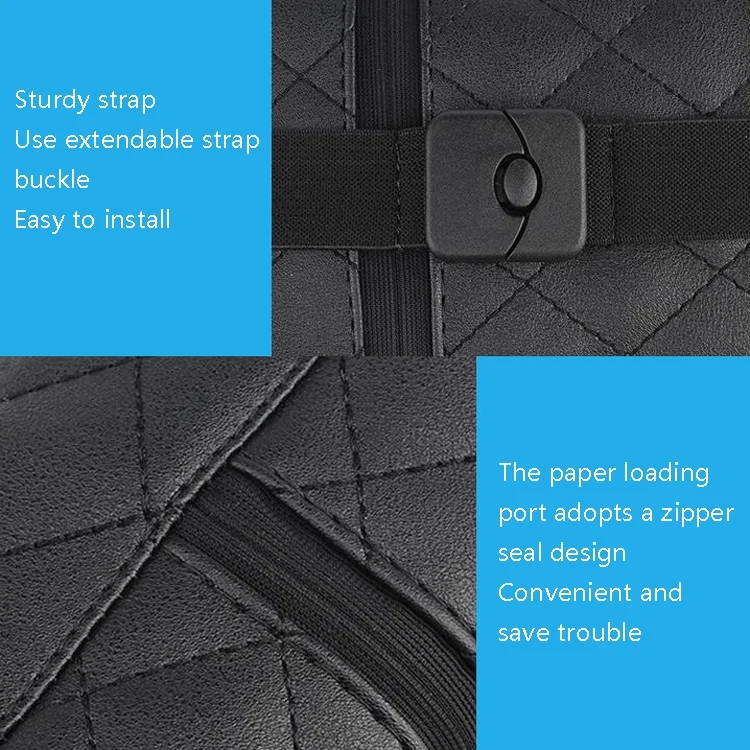 TBD0601612601_B3.webp 2 PCS GM-020 Car Sun Visor Chair Back Mount Car Paper Towel Box - Image 4