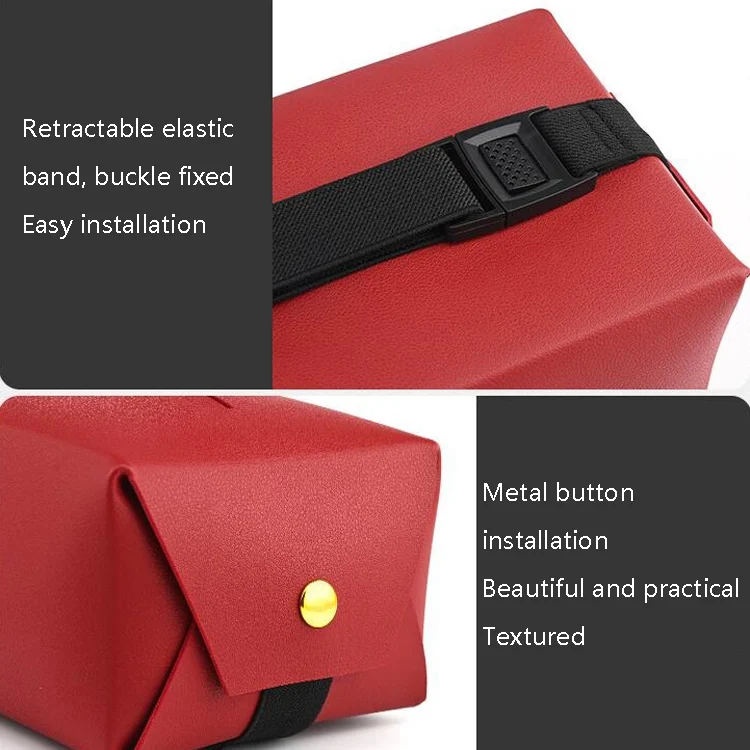 TBD0601613301_B4.webp 2 PCS Car Leather Tissue Box Home Paper Towel Storage Box - Image 5