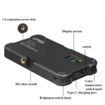 LP160 180 LEDs Square Pocket Fill Light Dual Color Temperature Portable Mobile Phone SLR Computer Photography Fill Light - Image 4