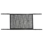 Car Ceiling Storage Net Bag Draw Rope Double-Layer Zipper Car Storage Net Pocket