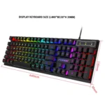 FOREV FV-Q305S Colorful Luminous Wired Gaming Keyboard and Mouse Set - Image 3