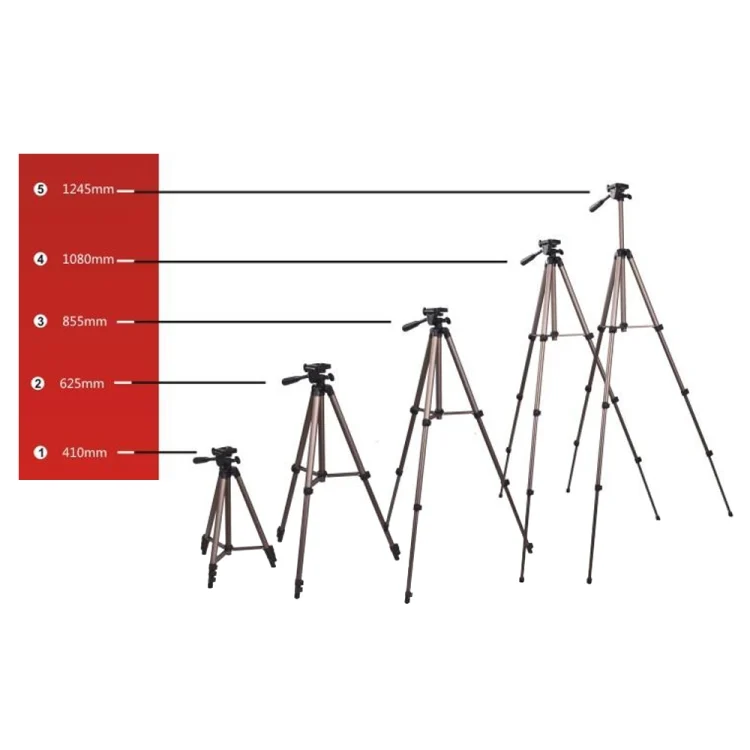 TBD060168301A_4.webp WT3130 Protable Camera Tripod Stand with Rocker Arm for DSLR Camera Camcorder - Image 5