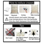 2.1m X 1.5m 3D Christmas Wedding Holiday Photography Background Cloth - Image 5