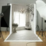 1.5m x 2.1m Window Brick Wall Photo Studio 3D Photography Background