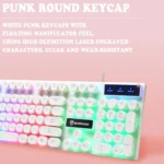 Shipadoo LD-122 4 in 1 Girly Glowing Keyboard + Mouse + Earphone + Mouse Pad Set - Image 3