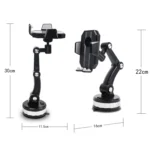X-0566 Big Suction Cup Car Phone Holder Center Console Phone Holder - Image 3