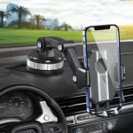 X-0566 Big Suction Cup Car Phone Holder Center Console Phone Holder - Image 7