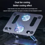 BONERUY P43F Aluminum Alloy Folding Computer Stand Notebook Cooling Stand - Image 5