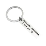10 PCS C1010 Drive Safe Stainless Steel Tag Keychain