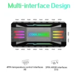 COOLMOON CM-MPAC PWM 5V ARGB Cooling Fan Remote Control For PC Case Chassis, Style: - Image 2