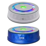 LED Light Electric Rotating Turntable Display Stand Video Shooting Props Turntable - Image 2