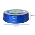 LED Light Electric Rotating Turntable Display Stand Video Shooting Props Turntable - Image 3