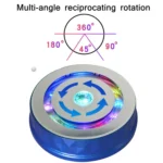 LED Light Electric Rotating Turntable Display Stand Video Shooting Props Turntable - Image 4