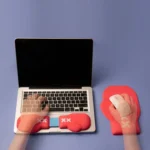 Boxing Gloves Office Silicone Keyboard Mouse Pad - Image 6