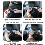 Car Multifunctional Rear Headrest Mobile Phone Hook - Image 6