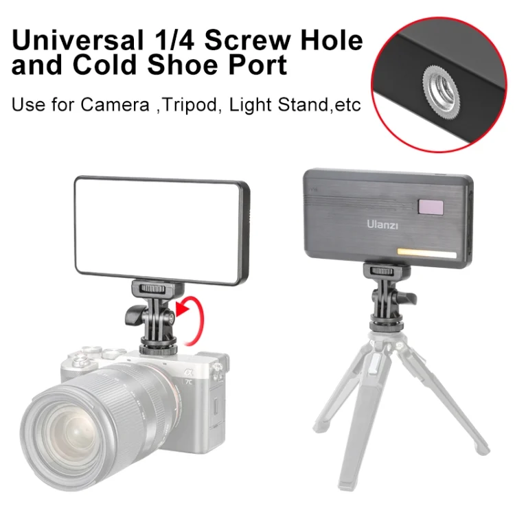 TBD0601820401_B3.webp Ulanzi VIJIM VL200 200 LEDs 2500-9000K Dual Color Temperature Fill Light - Image 4