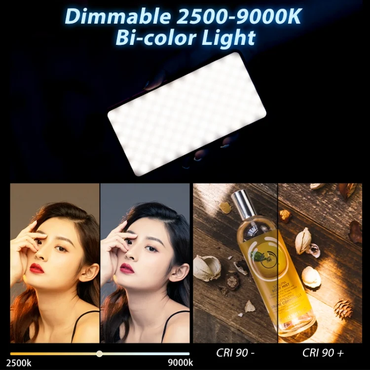 TBD0601820401_B4.webp Ulanzi VIJIM VL200 200 LEDs 2500-9000K Dual Color Temperature Fill Light - Image 5