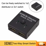 ZHQ010 HDMI Two-Way Smart 2 to 1 Out Switch - Image 5
