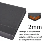 13.5 Inch Multifunctional PU Leather Laptop Sleeve - Image 5