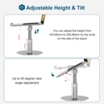 Z30 360 Rotating Lifting Aluminum Alloy Laptop Bracket - Image 4