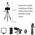 KIT-05LM Live Broadcast Video Shooting LED Light Tripod Kit - Image 3
