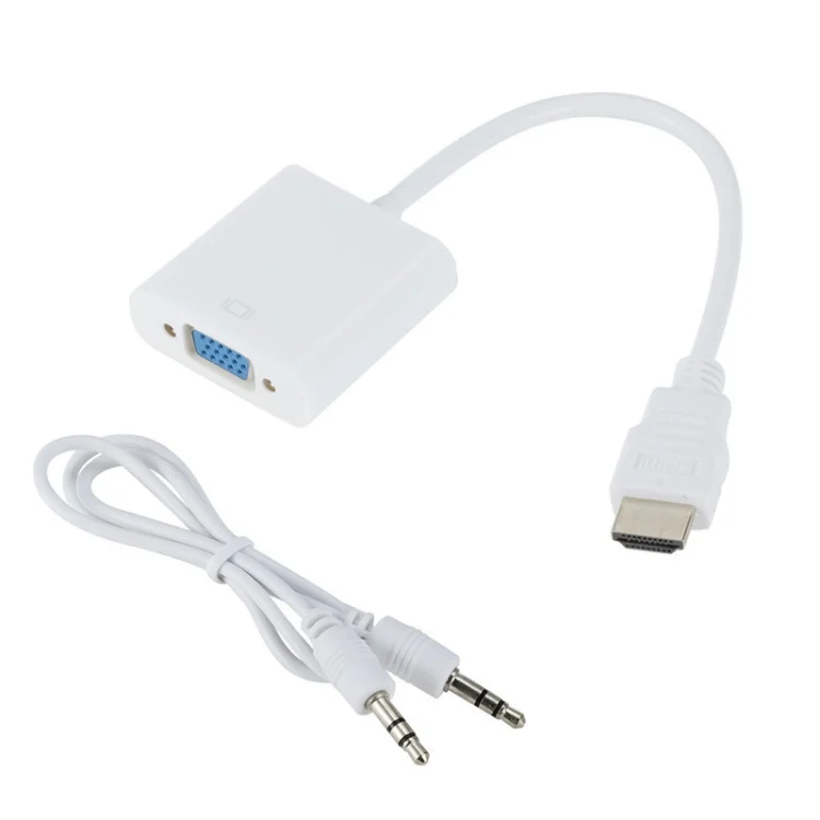 ZHQ008 HD HDMI To VGA Converter with Audio