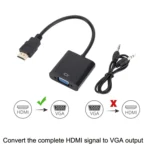 ZHQ008 HD HDMI To VGA Converter with Audio - Image 2