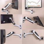 Gibbon Mounts GM112W Wall-Mounted Gas Spring Lifting Computer Monitor Stand - Image 7