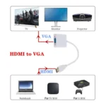 ZHQ007 HD 1080P HDMI to VGA Converter - Image 2