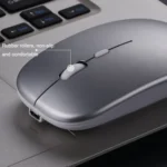 C7002 2400DPI 4 Keys Colorful Luminous Wireless Mouse - Image 4